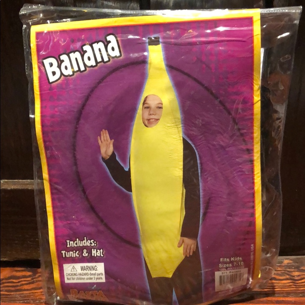 Halloween costume Banana for kids